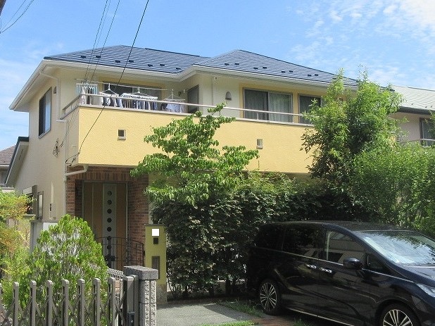 日野市 外壁塗装・屋根重ね葺き工事