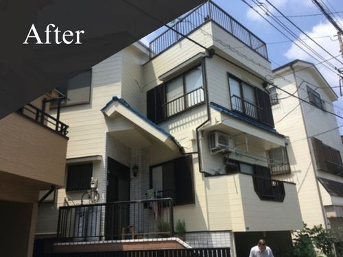 江戸川区 外壁塗装・防水工事 施工事例