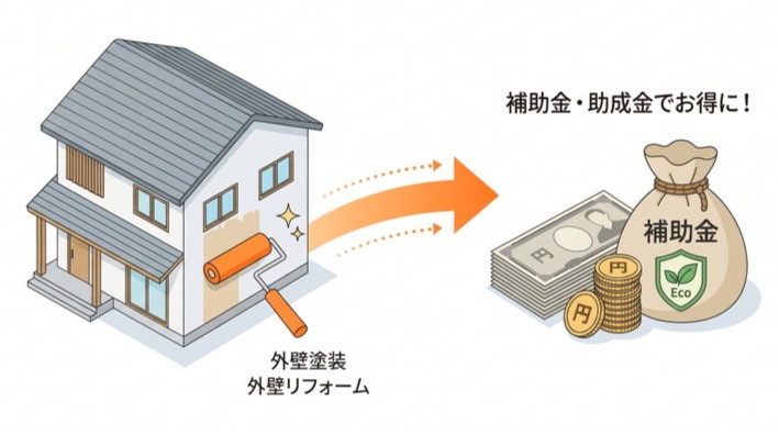 外壁塗装の補助金